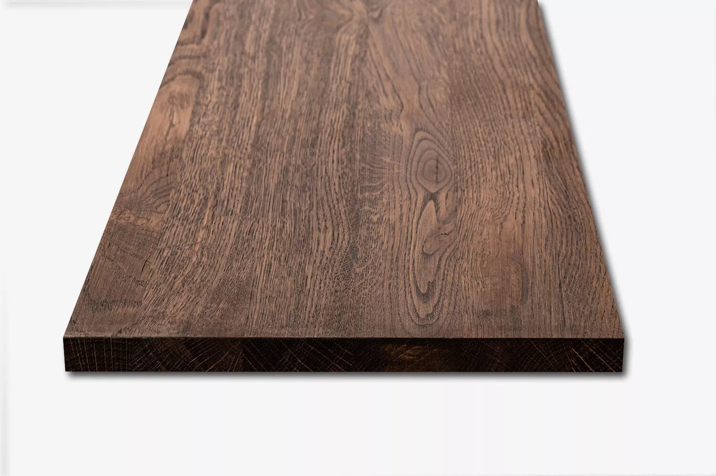 Shelf Stair tread Risers Windowsill Oak Rustic, full stave lamellas, 16 mm, Walnut oil