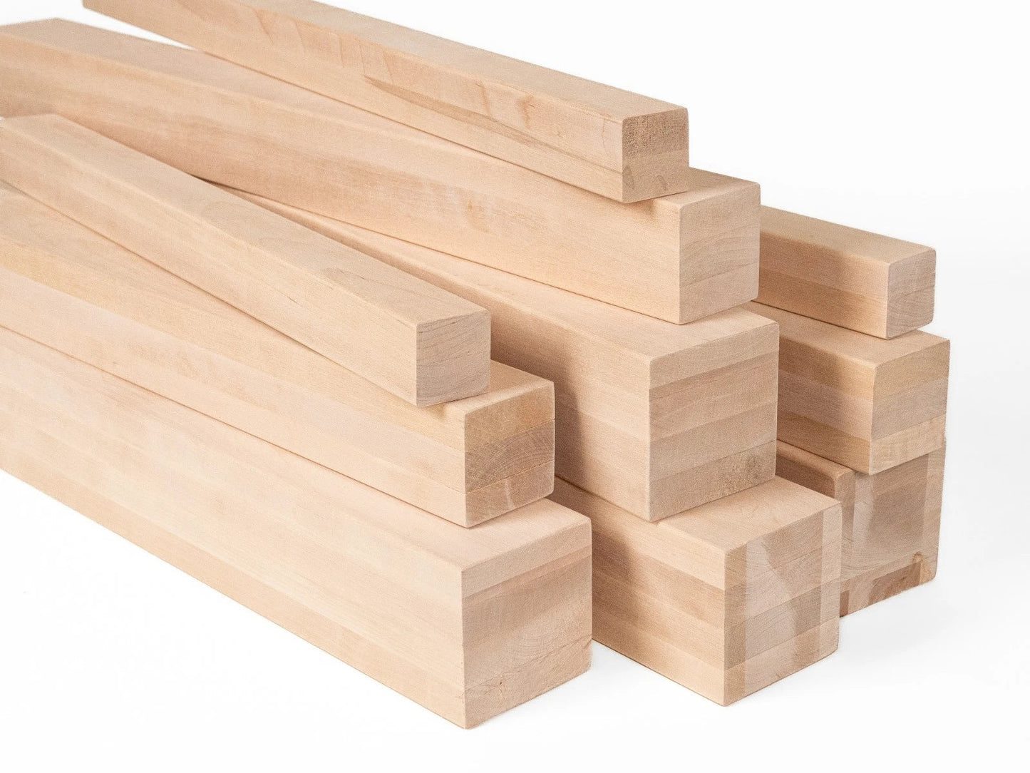 Belka klejona z brzozy A/B 70x70 mm, twardy wosk olej biały naturalny, kwadratowy przekrój, lite drewno