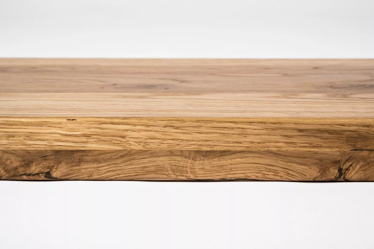 Shelf Stair tread Risers Windowsill Oak Rustic, full stave lamellas, 26 mm, Bronze oil