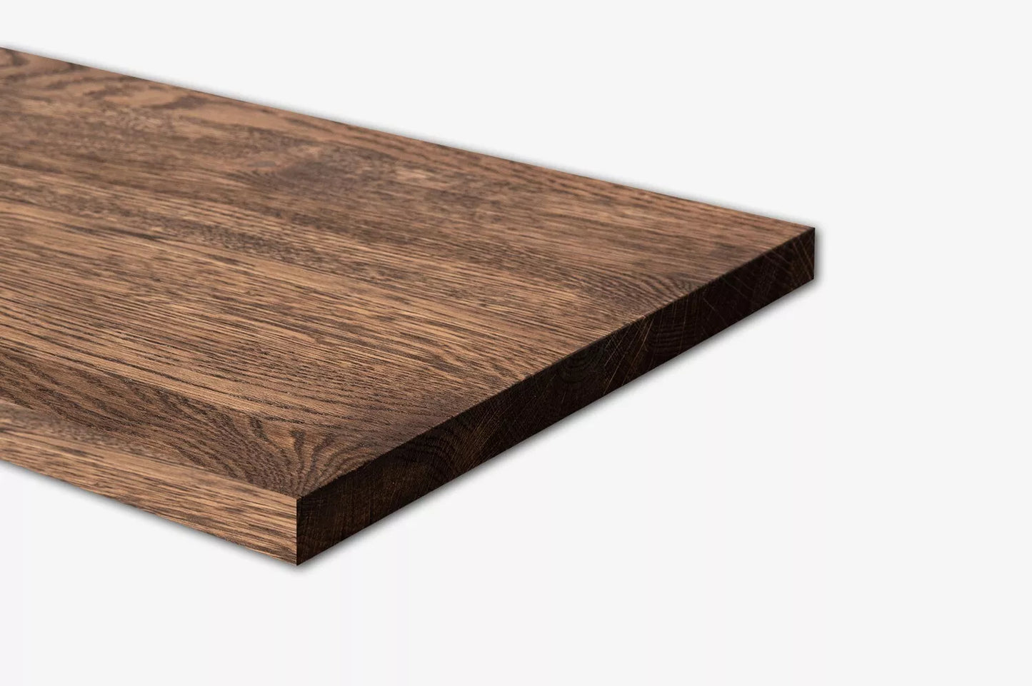 Shelf Stair tread Risers Windowsill Oak Rustic, full stave lamellas, 16 mm, Walnut oil