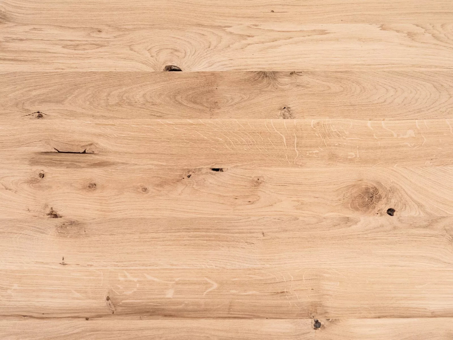 Lepený panel s plnými hranami DIY Oak Rustic, lamely z plných prken s pevnou šířkou, 52 mm, 3vrstvý