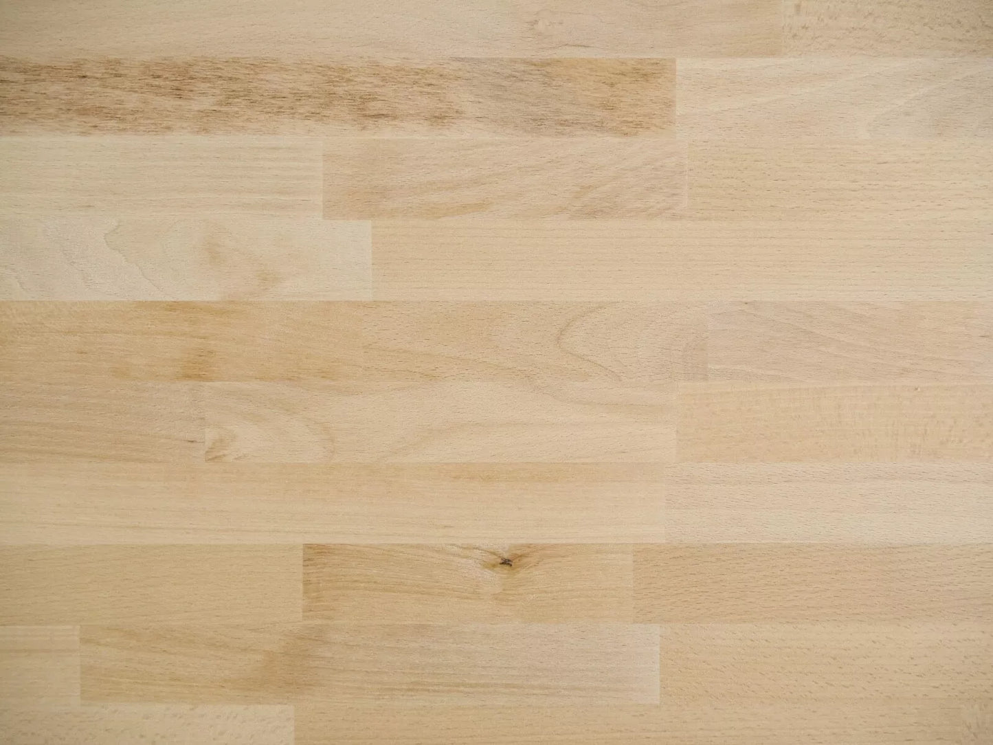 Solid edge glued panel DIY Steamed Beech A/B, finger jointed lamellas with fixed width, 19 mm