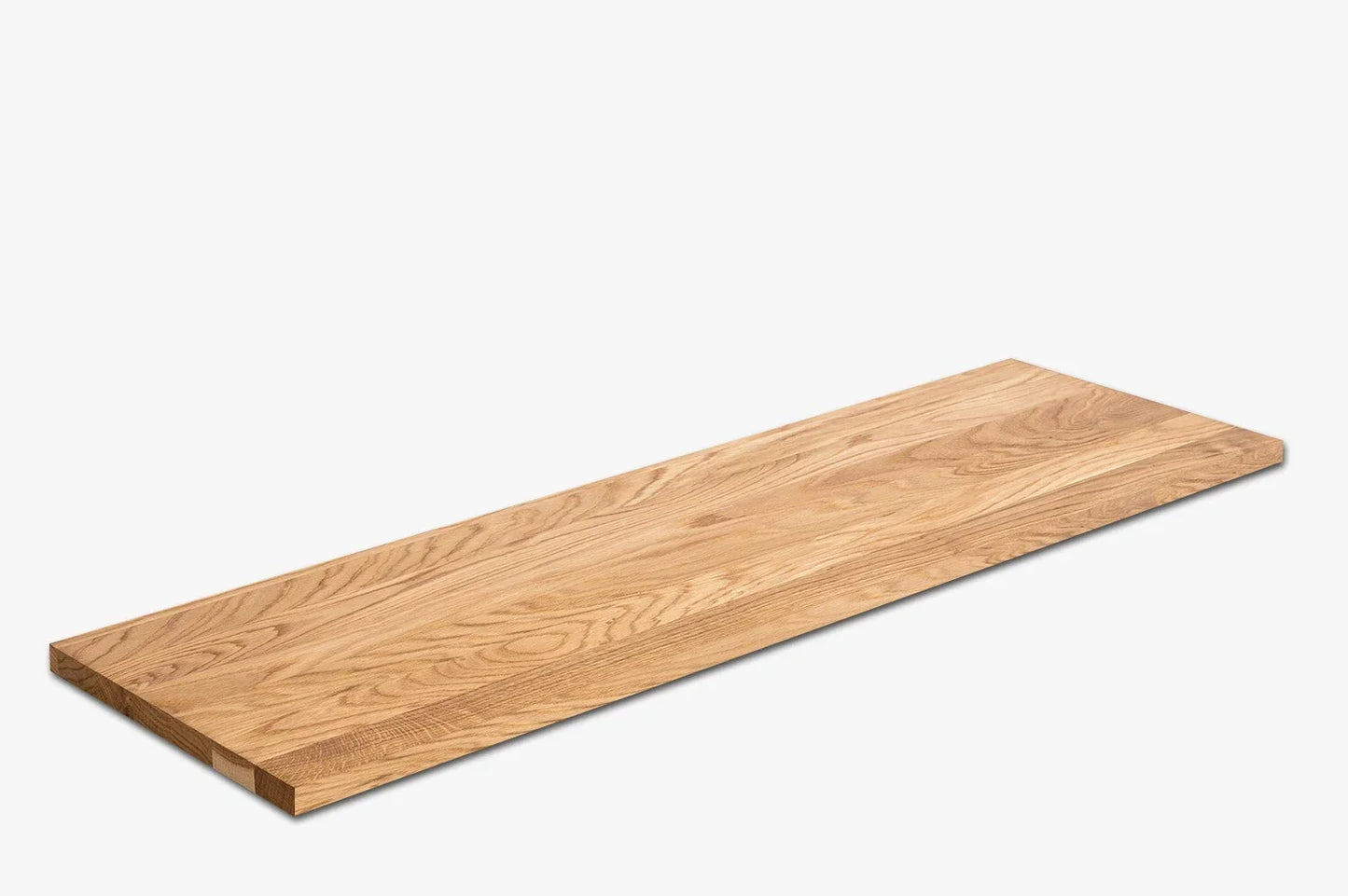 Shelf Stair tread Risers Windowsill Oak A/B, full stave lamellas, 26 mm, Matte lacquered