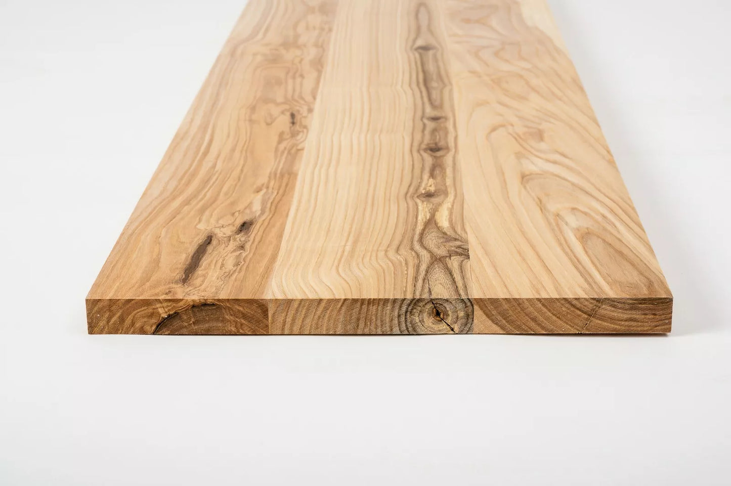 Shelf Stair tread Risers Windowsill Ash Rustic, full stave lamellas, 20 mm, Hard wax oil natur (colourless)