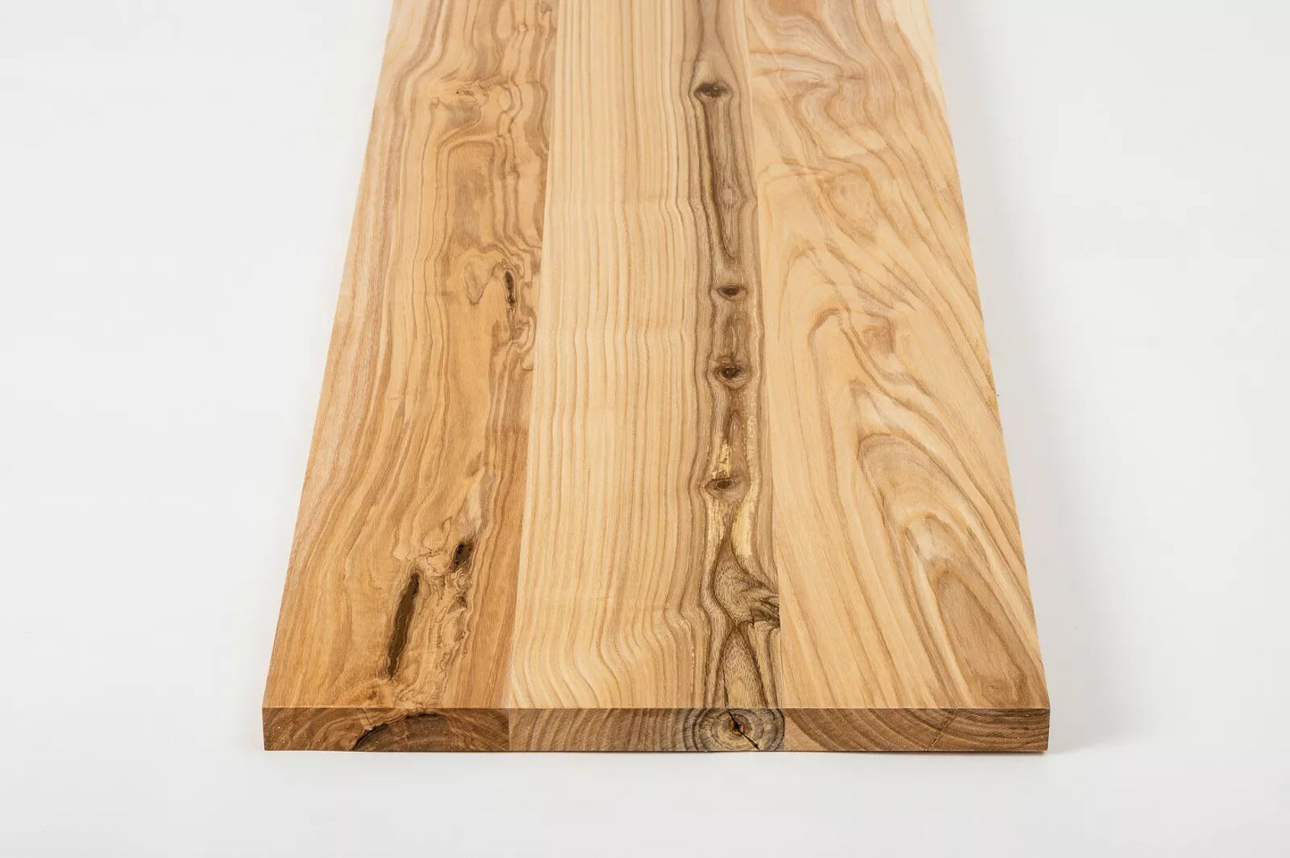 Shelf Stair tread Risers Windowsill Ash Rustic, full stave lamellas, 20 mm, Hard wax oil natur (colourless)