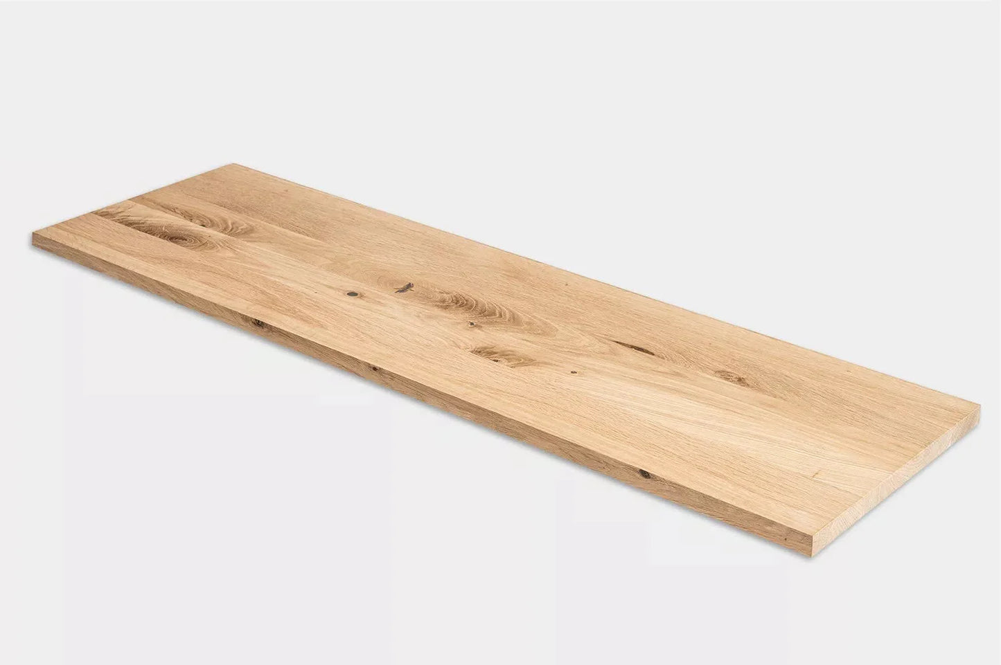 Półka Stopień schodowy Podstopnica Parapet Dąb Rustykalny, lamele lite, 20 mm, Niewykończony