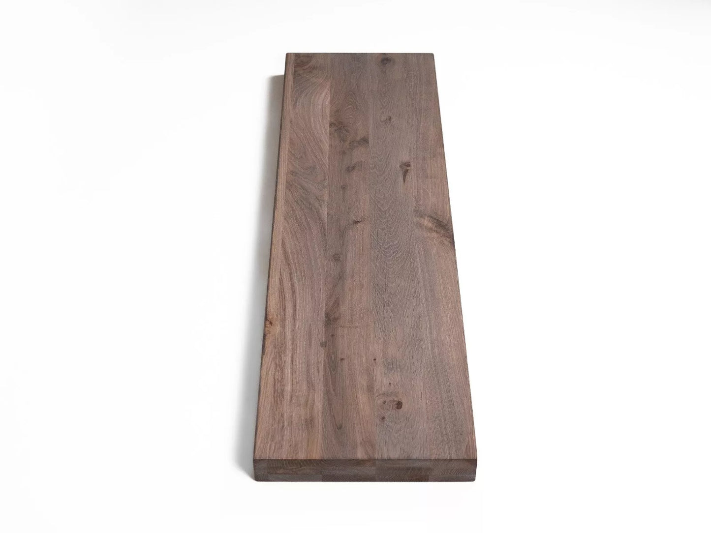 Stair tread Windowsill Risers Oak Rustic, full stave lamellas, 52 mm, 3-layer, Weathered natural white oiled