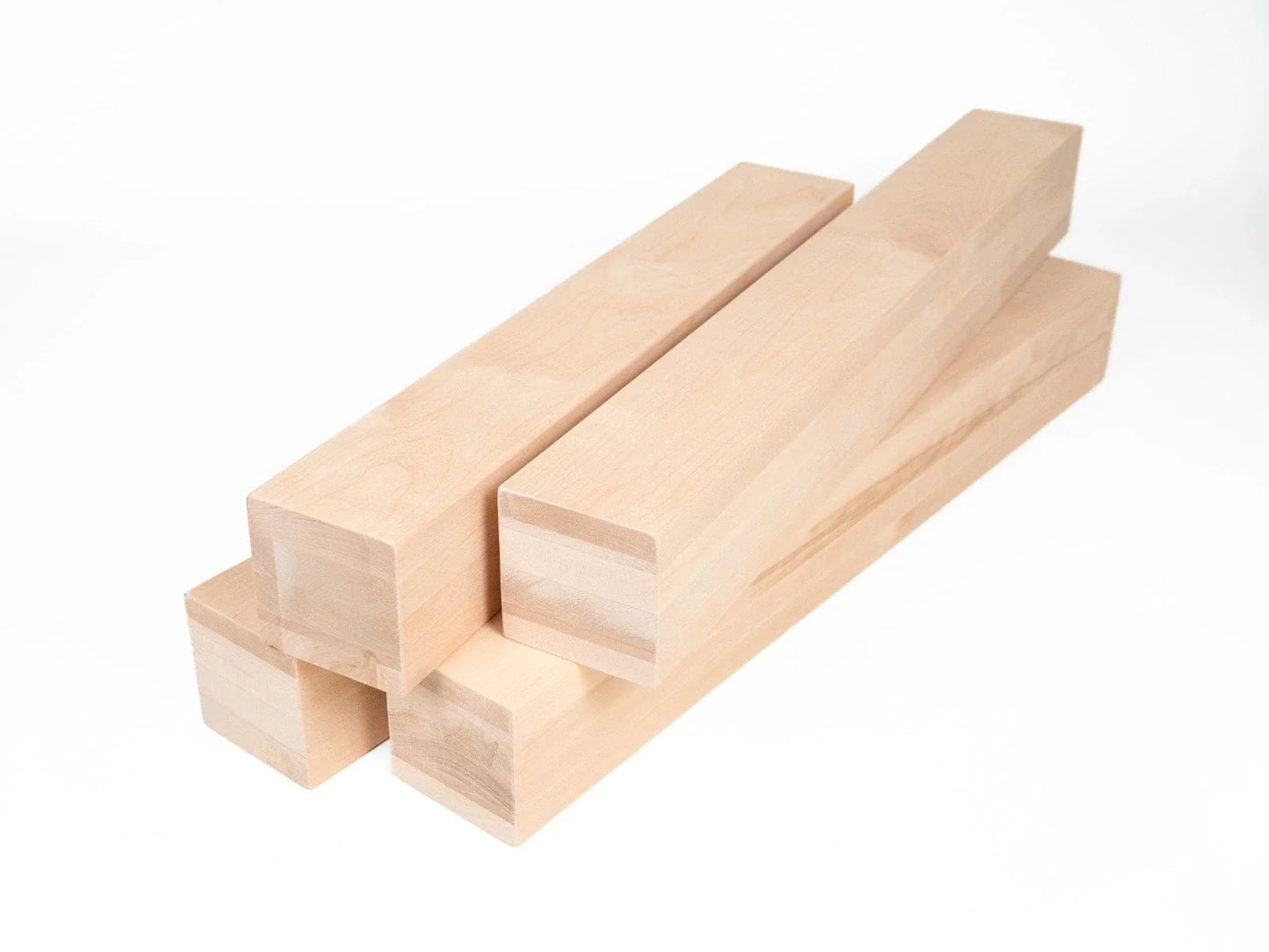Belka klejona z brzozy A/B 100x100 mm, surowa, kwadratowy przekrój, lite drewno