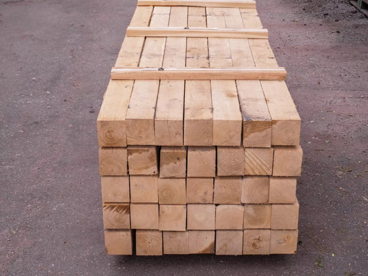 Świeżo cięta belka dębowa, 100x100x1000 mm