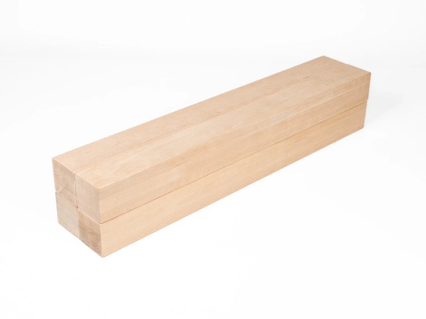 Belka klejona z brzozy A/B 70x70 mm, surowa, kwadratowy przekrój, lite drewno