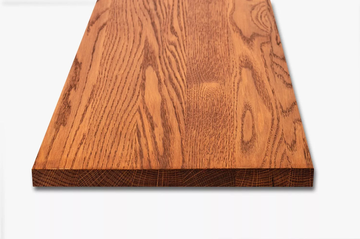 Shelf Stair tread Risers Windowsill Oak A/B, full stave lamellas, 20 mm, Cherry oil