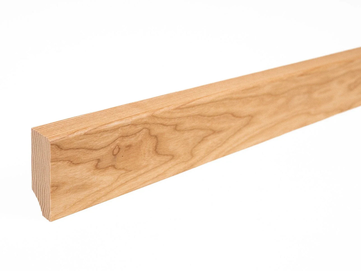 Listwa przypodłogowa lita jesionowa A/B 24x60 mm, lakier matowy, 2000 mm, z promieniem 5 mm
