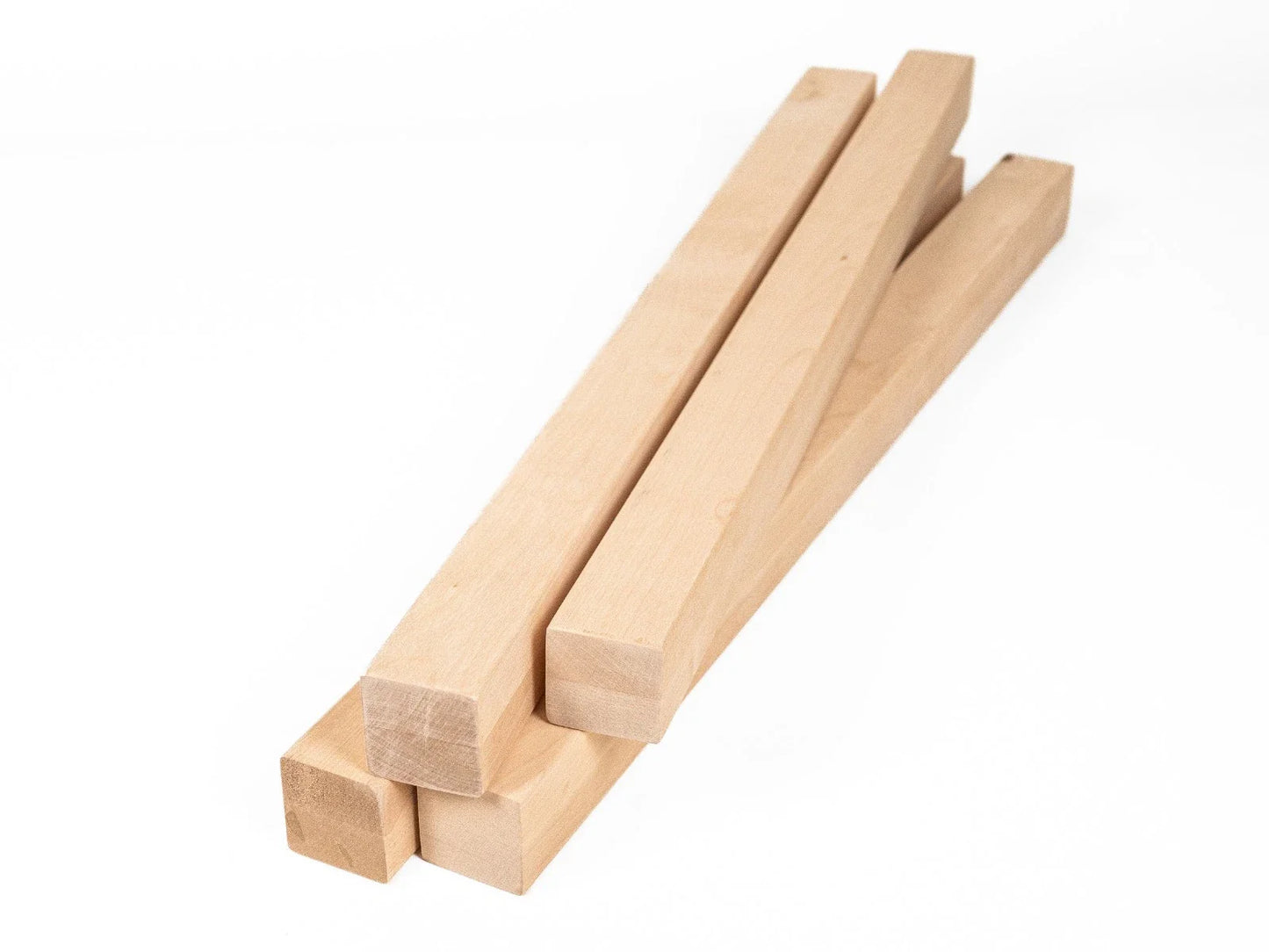 Belka klejona z brzozy A/B 50x50 mm, twardy wosk olej biały naturalny, kwadratowy przekrój, lite drewno