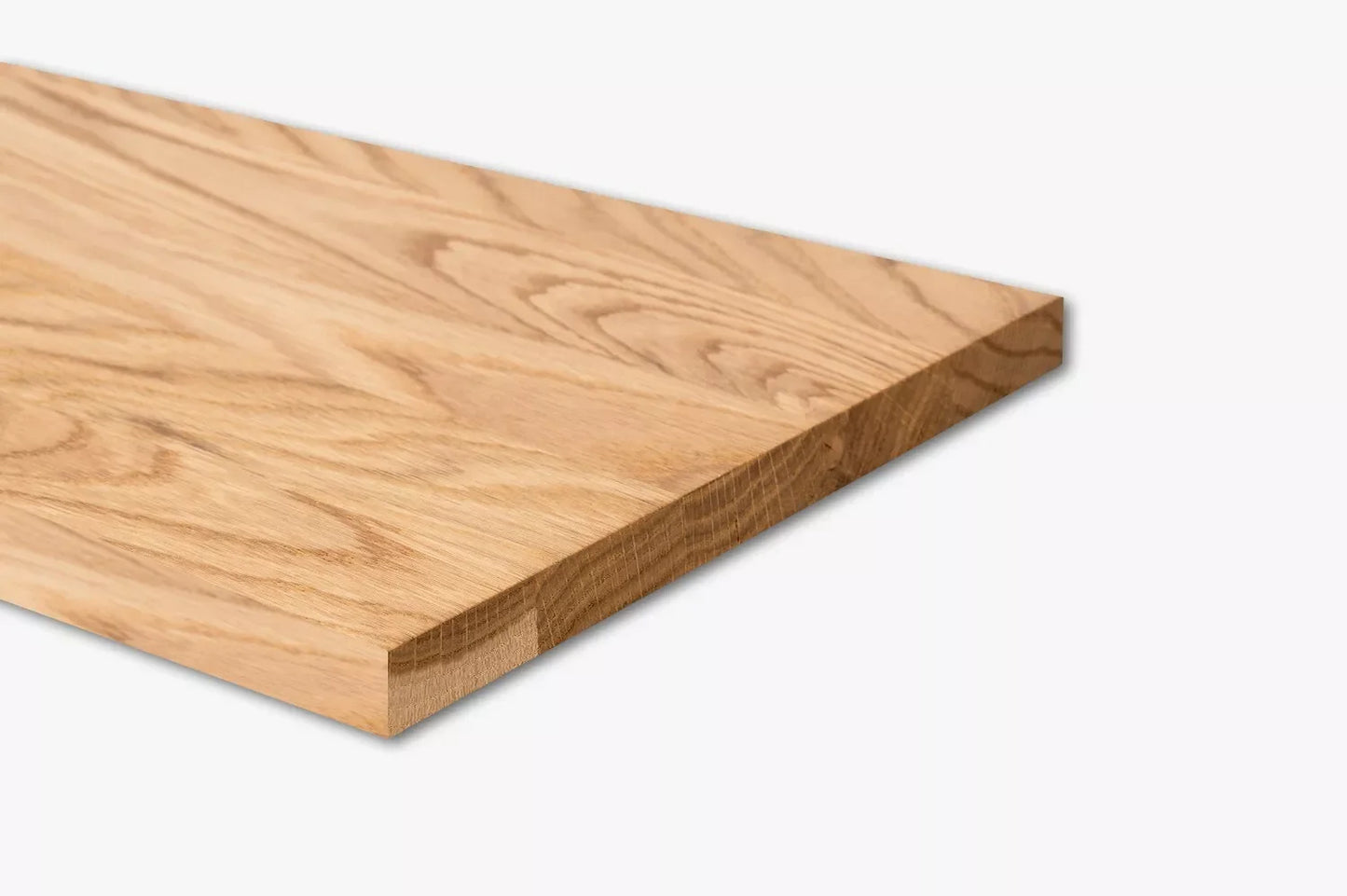 Shelf Stair tread Risers Windowsill Oak A/B, full stave lamellas, 20 mm, Matte lacquered