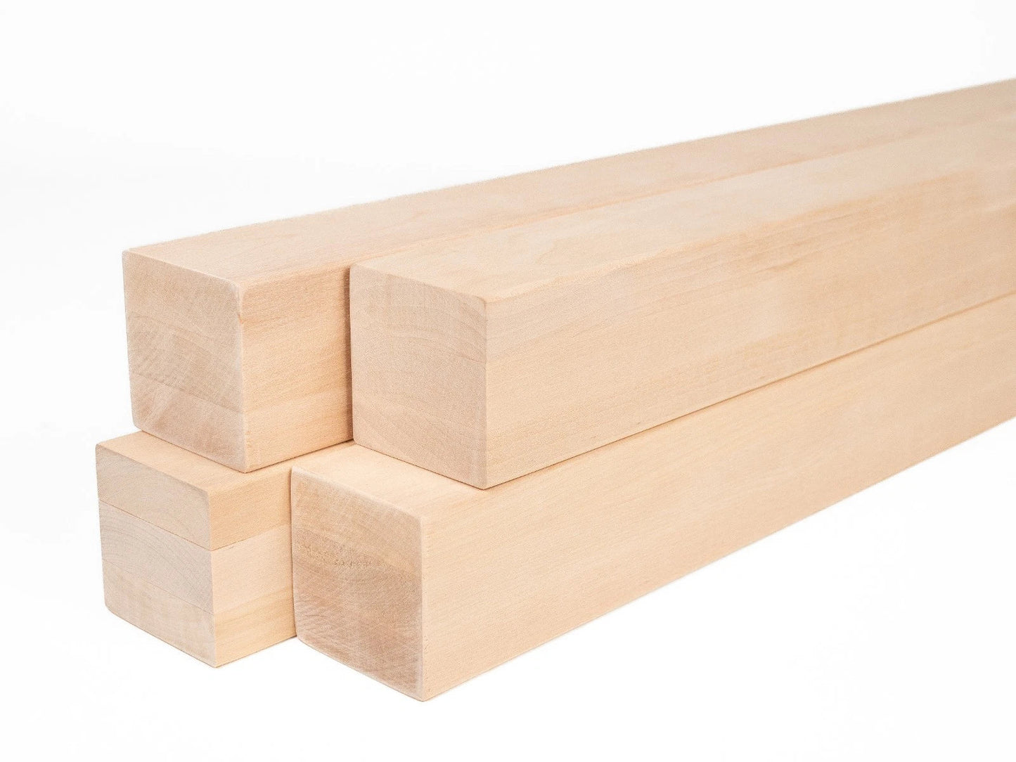 Belka klejona z brzozy A/B 70x70 mm, twardy wosk olej biały naturalny, kwadratowy przekrój, lite drewno