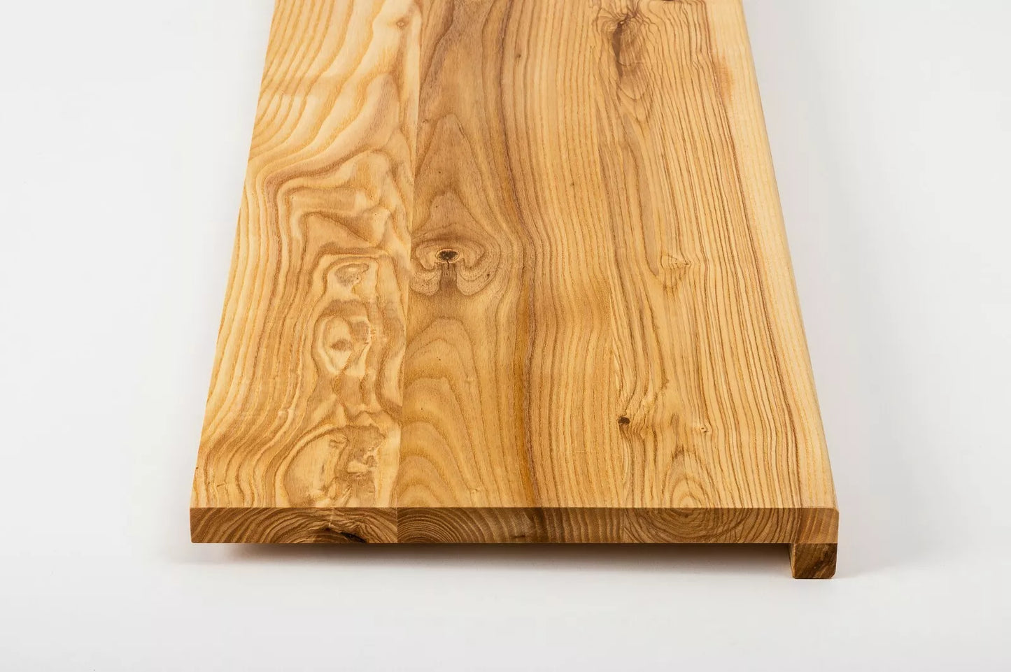 Stair tread Windowsill with overhang  Ash Rustic, full stave lamellas, 20 mm, Natural oil