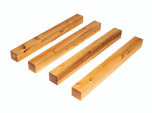 Belka klejona z brzozy Rustykalna 70x70 mm, olej naturalny, kwadratowy przekrój, lite drewno