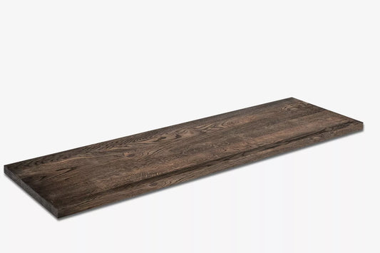 Półki Stopnie schodowe Podstopnice Parapety Dąb Rustykalny, lamele lite, 16 mm, Czarne olejowanie