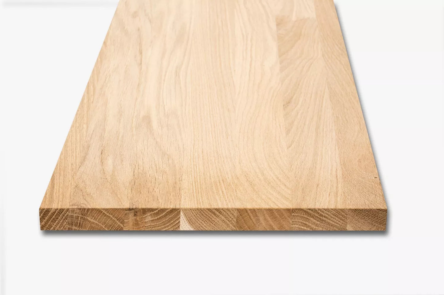 Shelf Stair tread Risers Windowsill Oak A/B, full stave lamellas, 26 mm, Unfinished