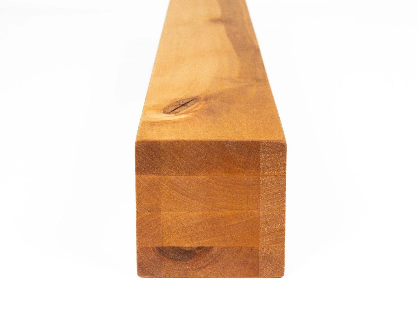 Belka klejona z brzozy Rustykalna 100x100 mm, olej naturalny, kwadratowy przekrój, lite drewno