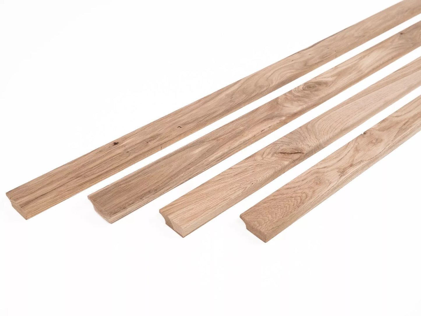 Lite listwy przypodłogowe Dąb Rustykalny, 16x50x800-1500mm, Strugane