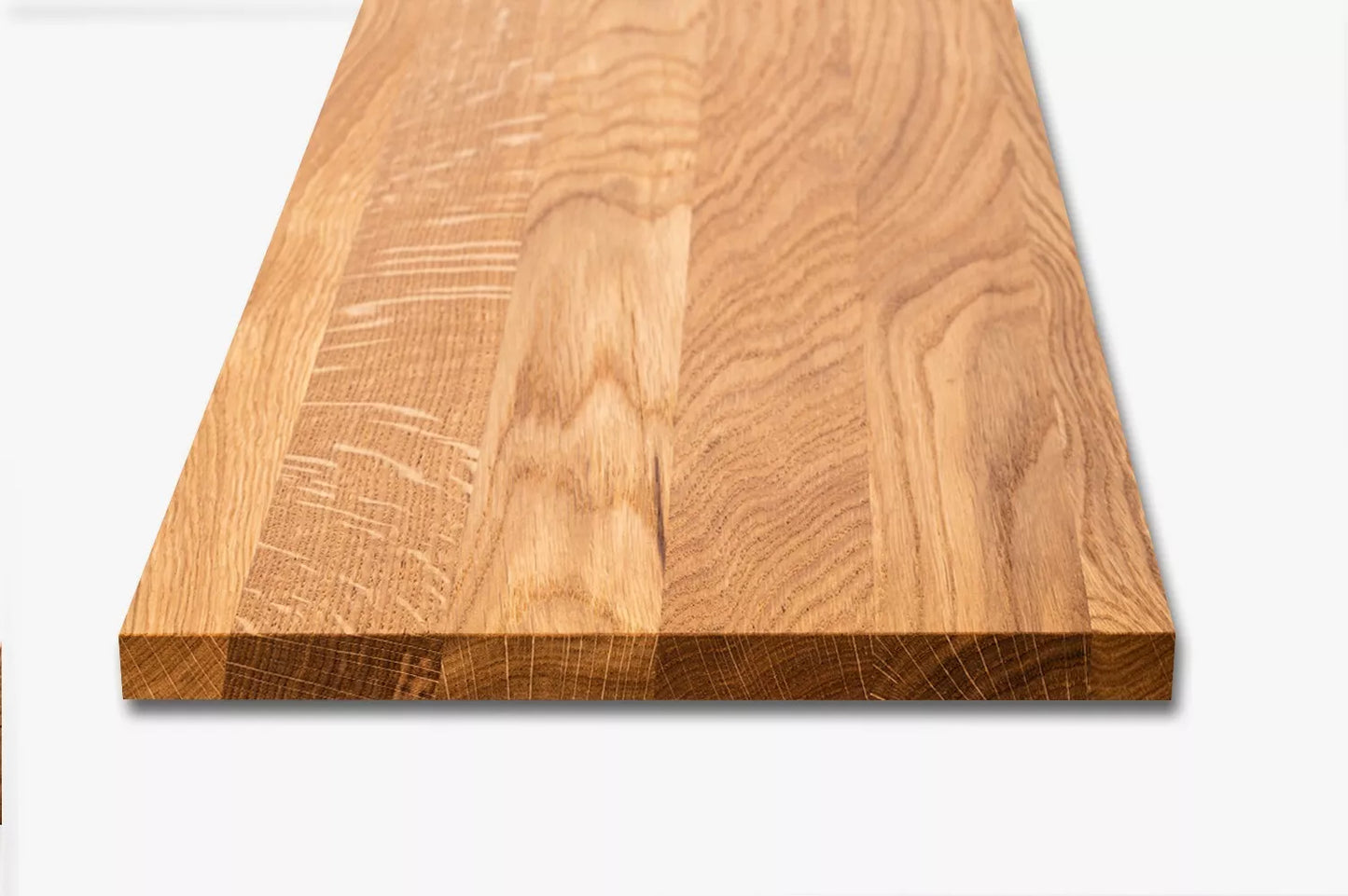 Shelf Stair tread Risers Windowsill Oak A/B, full stave lamellas, 20 mm, Natural oil