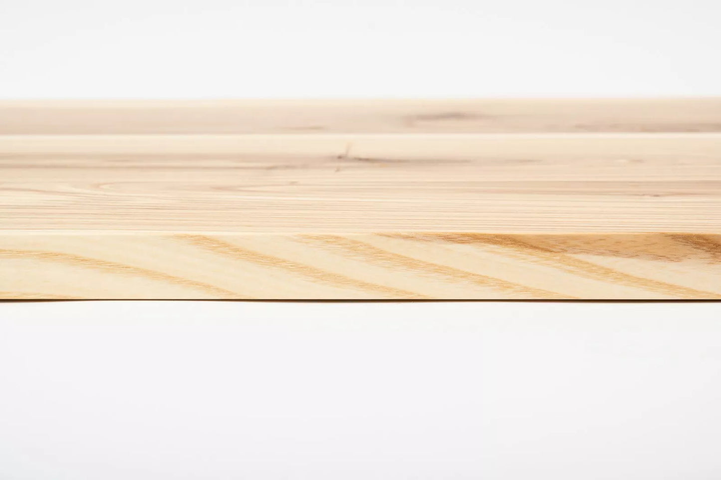 Shelf Stair tread Risers Windowsill Ash Rustic, full stave lamellas, 20 mm, Matte lacquered
