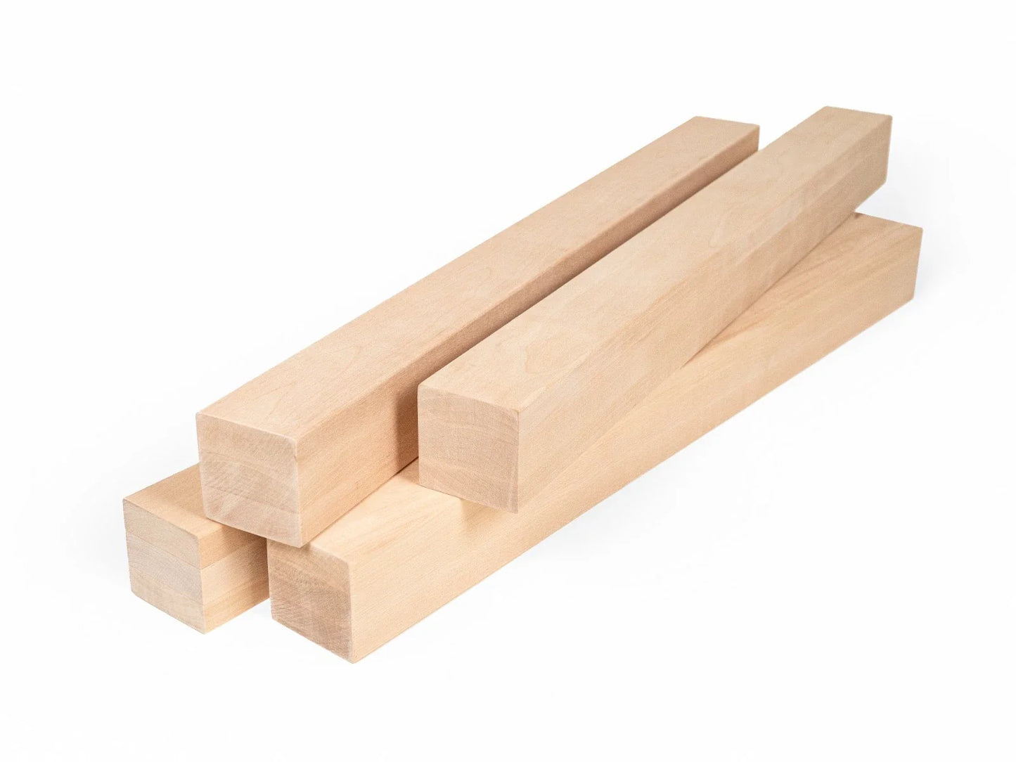 Belka klejona z brzozy A/B 70x70 mm, surowa, kwadratowy przekrój, lite drewno