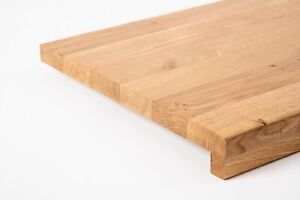 s přesahem z dubu v rustikálním tříděníí, 20 mm, matný lak