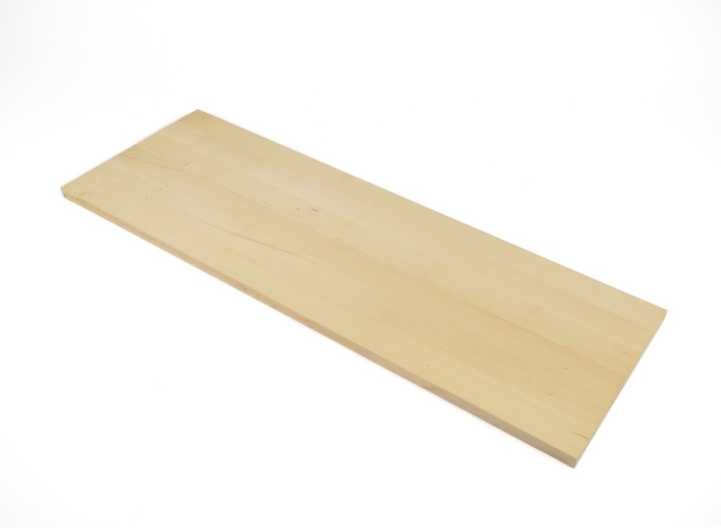 Solid edge glued panel DIY Maple A/B, full stave lamellas with random width, 26 mm