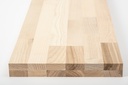 Solid edge glued panel DIY Ash A/B, finger jointed lamellas with fixed width, 40 mm