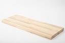 Solid edge glued panel DIY Ash A/B, full stave lamellas with random width, 40 mm