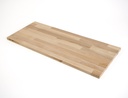 Solid edge glued panel DIY Beech Redheart A/C, finger jointed lamellas with fixed width, 19 mm