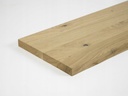 Solid edge glued panel DIY Oak Rustic, full stave lamellas with fixed width, 26 mm