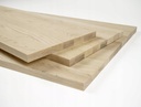 Solid edge glued panel DIY Oak A/B, full stave lamellas with fixed width, 26 mm