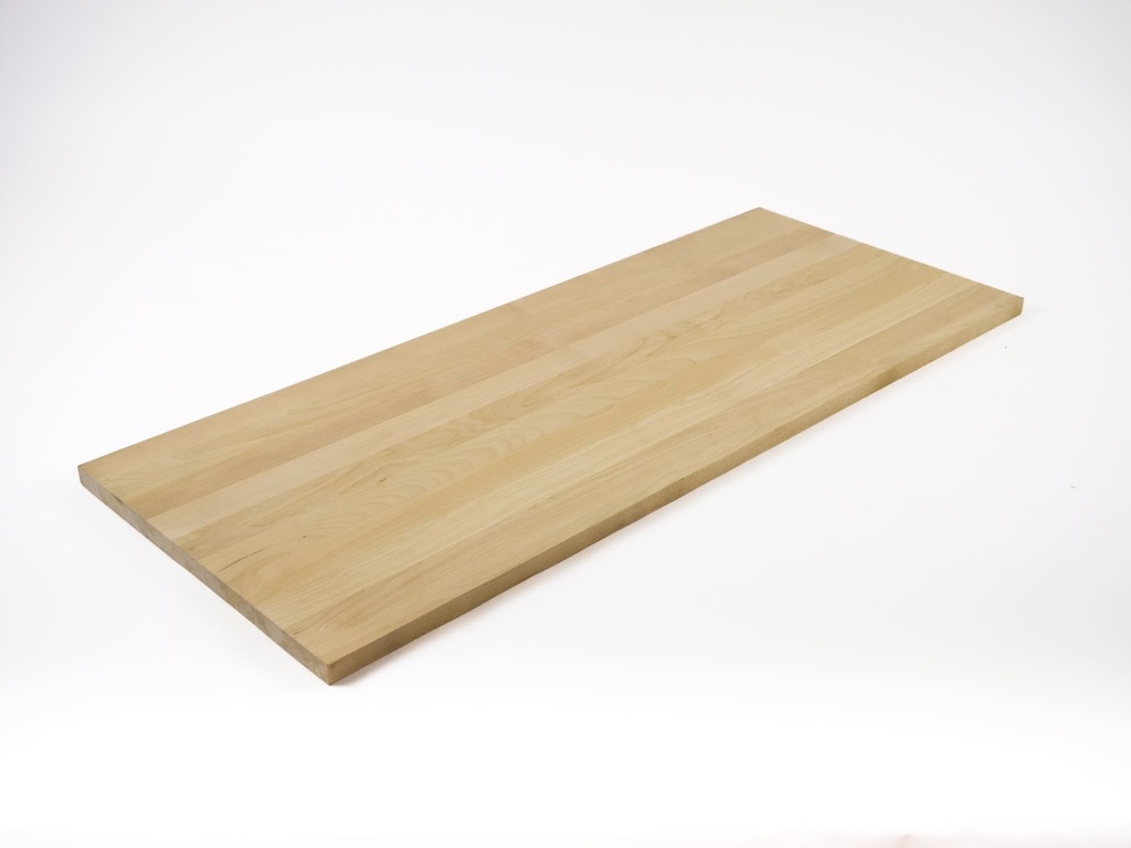 Solid edge glued panel DIY Steamed Beech A/B, full stave lamellas with random width, 19 mm