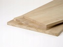 Solid edge glued panel DIY Steamed Beech A/B, full stave lamellas with random width, 19 mm