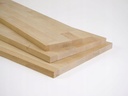 Solid edge glued panel DIY Steamed Beech A/B, finger jointed lamellas with fixed width, 26 mm