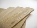 Solid edge glued panel DIY Ash A/B, full stave lamellas with random width, 26 mm