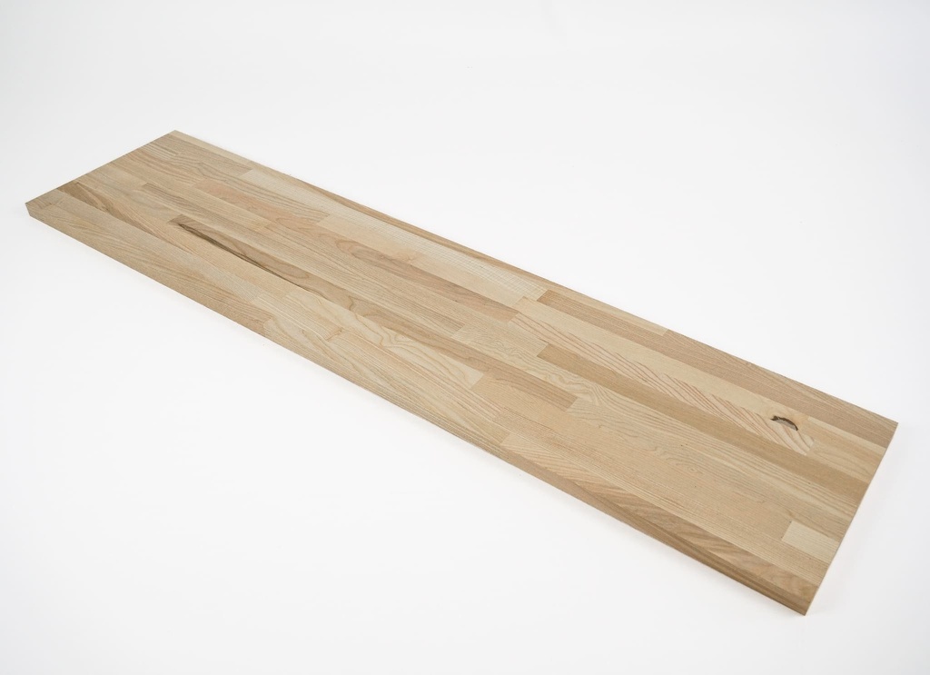 Solid edge glued panel DIY Ash A/B, finger jointed lamellas with fixed width, 26 mm